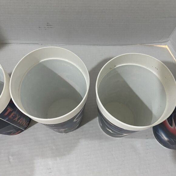 Houston Texans Vintage Souvenir Cups Lot Of 7 - Picture 3 of 8